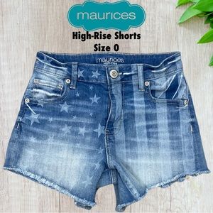 Maurices High-Rise Denim Shorts